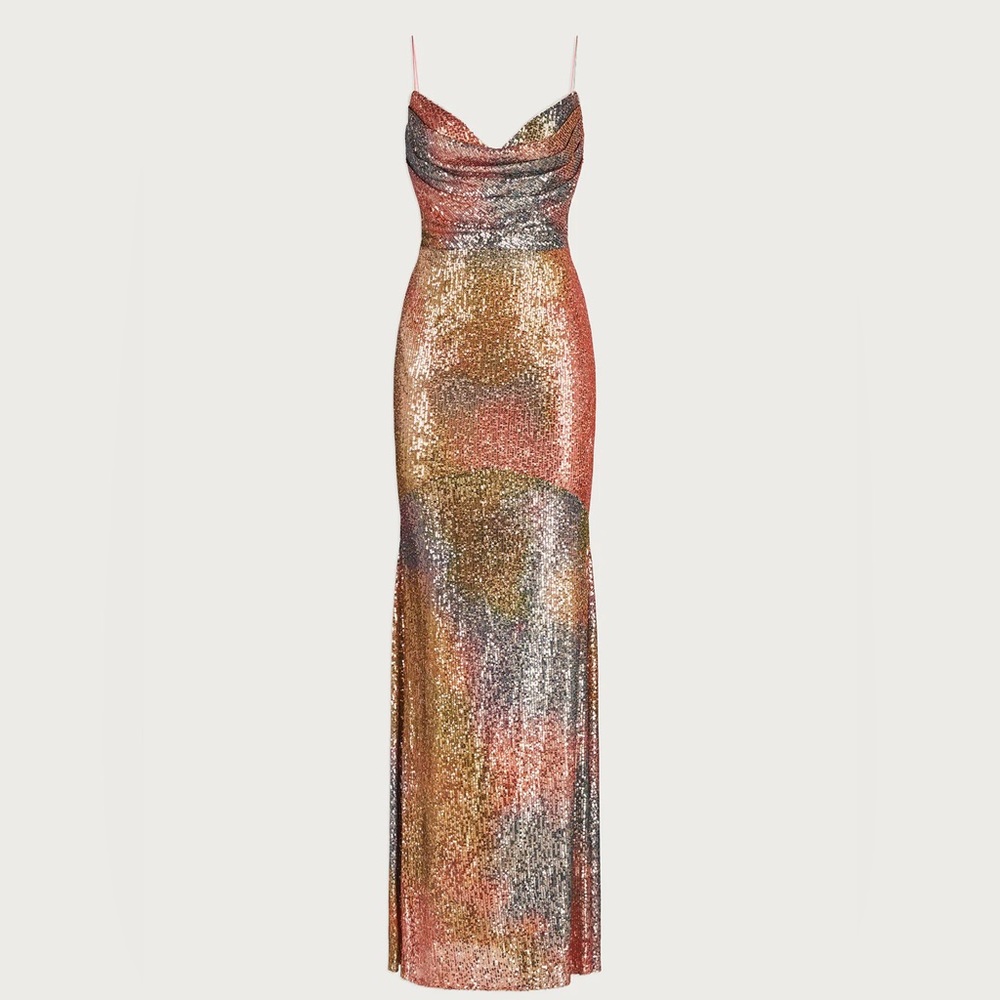 THEIA🧡💛💗Gown - Picture 2 of 10
